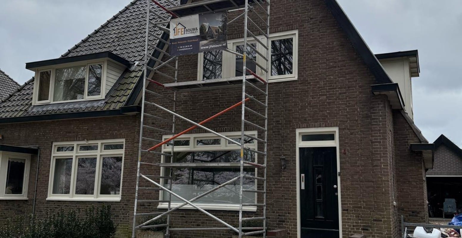 Gevelrenovatie en gevelherstel renovatie